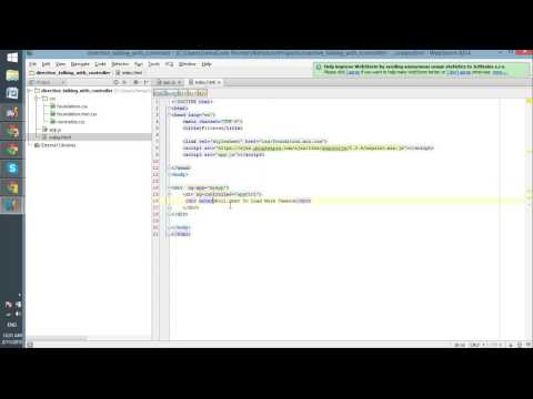 lesson 15 Directives Talking With Controllers Part 2    الدرس الخامس عشر : انجولار
