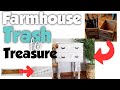 Farmhouse trash to treasure: Using trashed drawers