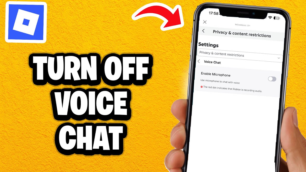How To Turn Off Voice Chat On Roblox Fastest Guide YouTube 