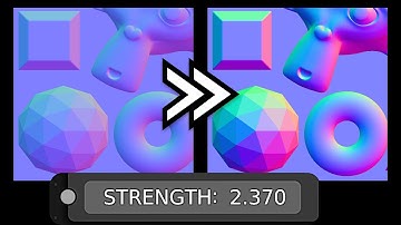 How to Increase Strength of Normal Maps (Blender Tutorial)