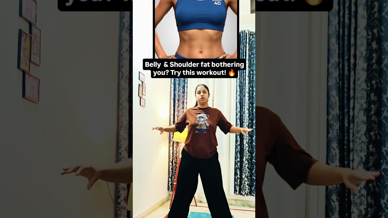 🔥 Belly Fat, Arm & Shoulder Workout | 21-Day Fitness Challe