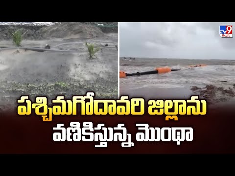 West Godavari Report : పశ్చిమగోదావరి జిల్లాను వణికిస్తున్న మొంథా - TV9 - TV9