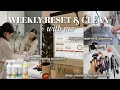 Weekly reset  clean with me   new nontoxic cleaners budget checkin planning session and more