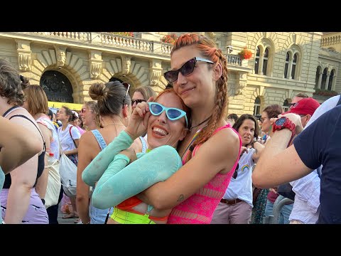 BernPride🏳️‍🌈 #BernPride #LGBT #Switzerland #Bern #Travel #StreetFestival #Europe #4K #Parade