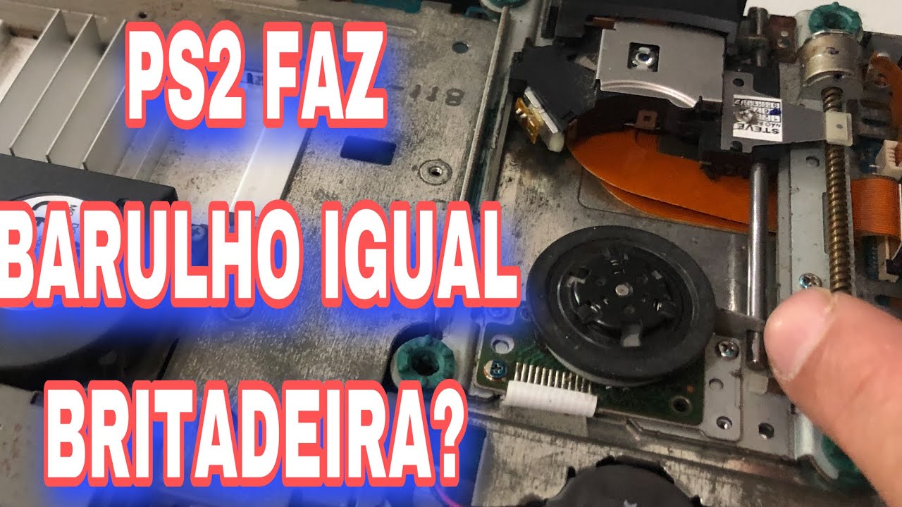 PS2 FAZENDO BARULHO IGUAL UMA BRITADEIRA?  Duvido se já tinha visto isso?