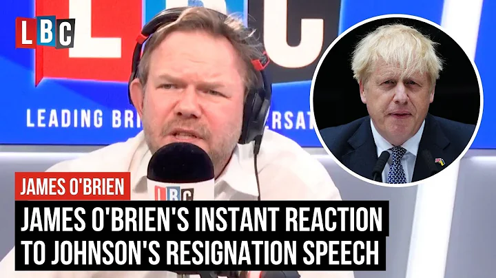 James O'Brien's instant reaction to Johnson's resi...
