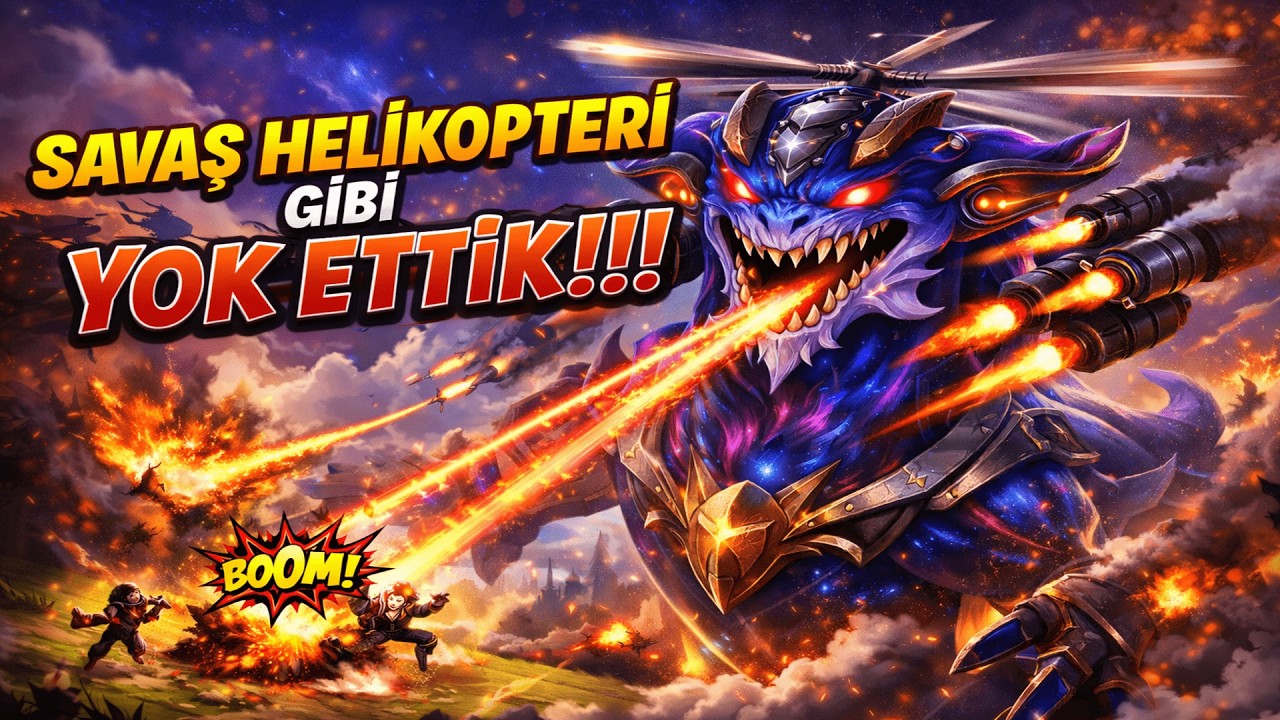 SAVAŞ HELİKOPTERİ GİBİ MİD HEROSU !!! #leagueoflegends #lol #aurelionsol