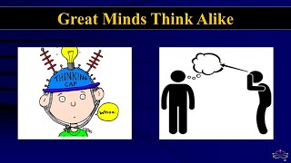 Great Minds Think Alike - game! - YouTube