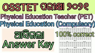 Osstet Exam 2021 Paper 2 Answer Key  Pet Physical Educationcompulsory Answer Key 