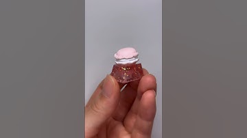 Pink Macaron Keycap #shorts #artisan #keycaps #resin #art #pink #macaron
