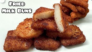 Fried Milk Buns | sweet buns | bread recipe | hindustan kitchen