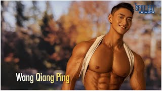 Shredded muscular bodybuilder and fitness model - Wang Qiang Ping | Handsome perfect symmetry body