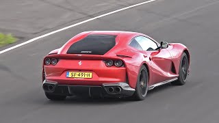 Ferrari 812 Superfast with Novitec Exhaust System Screaming on Track!