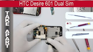 How to disassemble 📱 HTC Desire 601 (Zara), Take Apart, Tutorial(How to disassemble HTC Desire 601 (Zara) by himself. Disassembly (take apart) and repair smartphone HTC Desire 601 at home with a minimal set of tools., 2015-05-04T15:09:34.000Z)