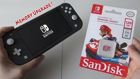 Nintendo Switch Lite Memory / Storage Upgrade SD Card !