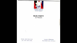 Bloc Party - Plans (DEMO)(10 Tracks)