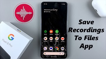 How To Save Audio Recordings To Files App On Google Pixel 8 / 8 Pro