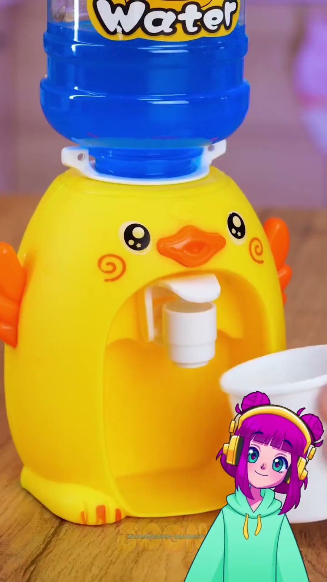 No more spills EVER with a cool water dispenser! ? #gadget #hack