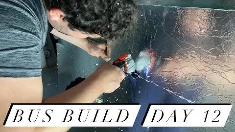 Converting our Mitsubishi Rosa bus into a home day 12! Insulating the roof!