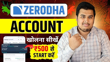 Zerodha Account Opening | how to open account in zerodha | zerodha demat account opening online