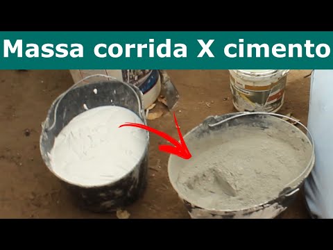 Vídeo: Você pode misturar cimento branco e CINZA?