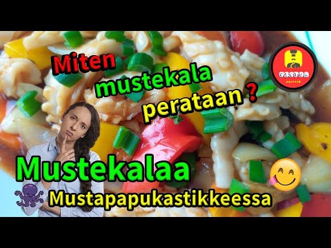 Video: Aasialainen Keittiö. Paistettu Mustekala