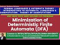 Formal Languages & Automata Theory | Problem 8: DFA Minimization