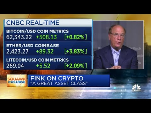 BlackRock's Larry Fink: Institutional clients fascinated by crypto but not that interested