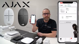 AJAX Alarm Review: Key Fob for Security System Control SpaceControl