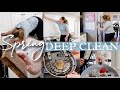 SPRING DEEP CLEAN WITH ME! | 2022 Extreme Cleaning Motivation| Cleaning Therapy