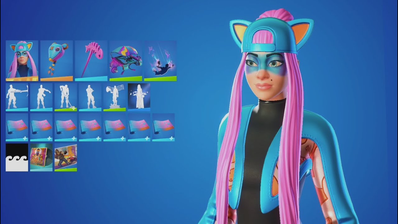 ALLI Skin Crew Bundle Showcase in Fortnite