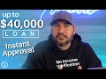 $40,000. Loan With Bad Credit - no income verification - Soft Credit Pull