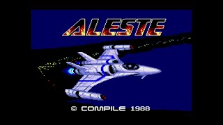 Aleste (アレスタ). [MSX2 - Compile, CP Communications]. (1988