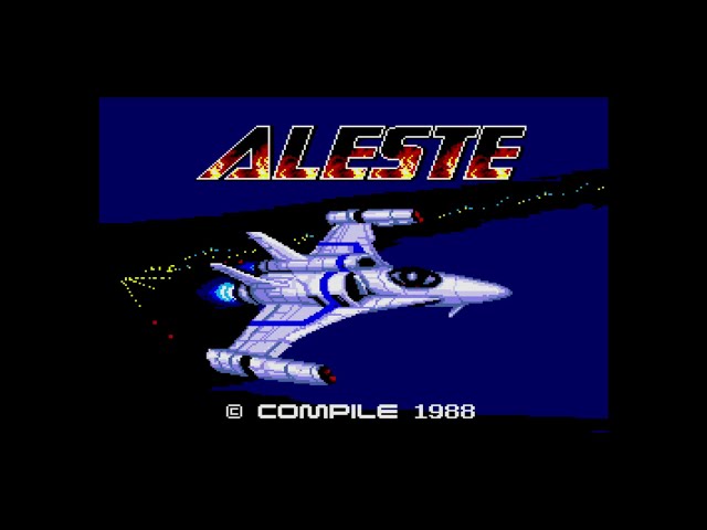 Aleste (アレスタ). [MSX2 - Compile, CP Communications]. (1988