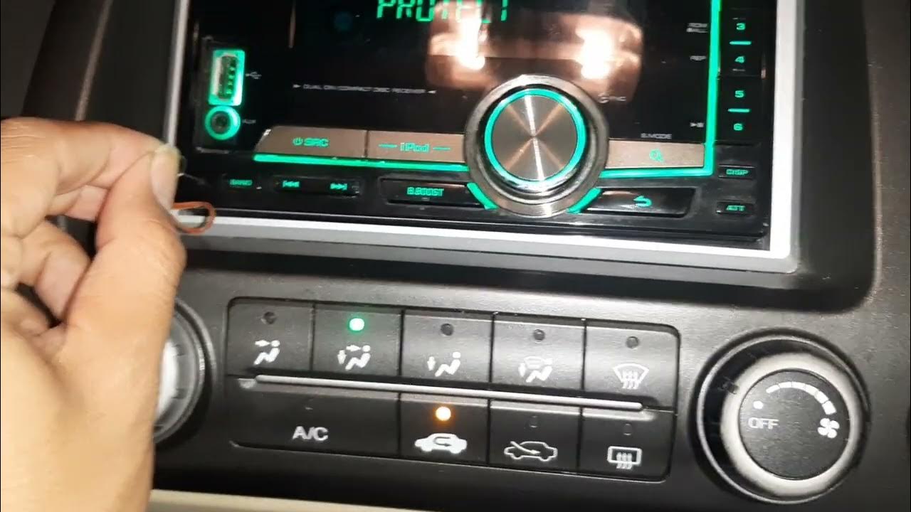 Cara Mengatasi Head Unit Kenwood Mode Protect YouTube