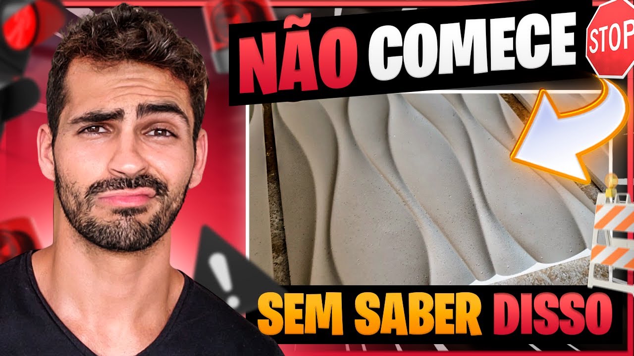 🚨 NÃO COMECE A Fabricar Suas Placas De Gesso 3D Antes De Ver Esse Vídeo