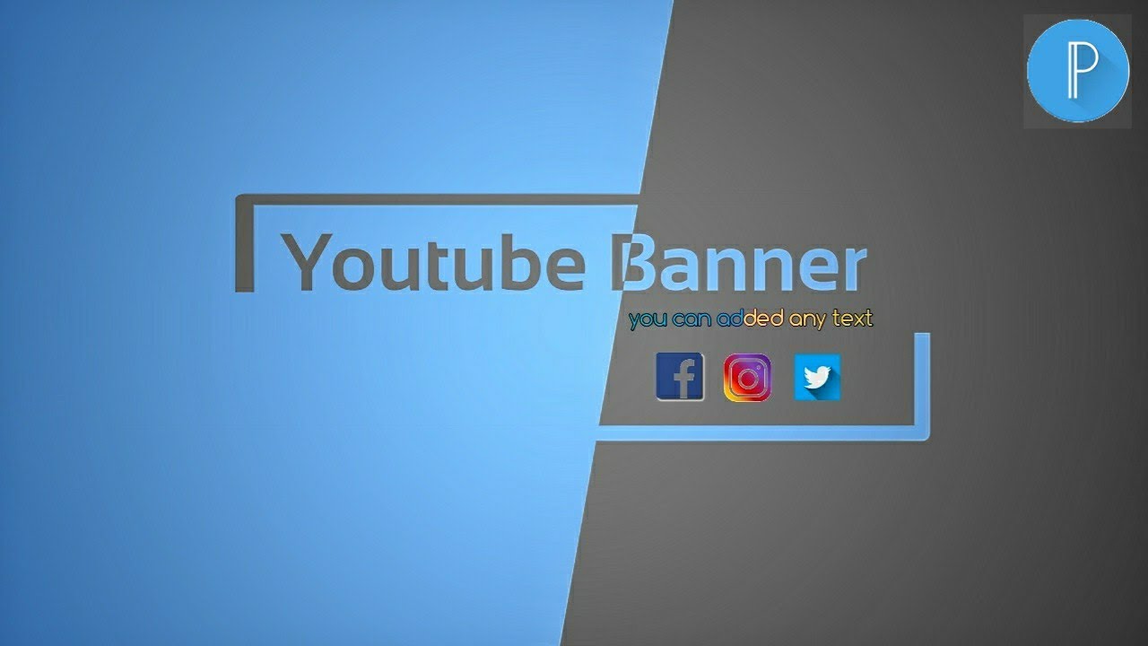 Youtube banner design in Android | using pixellab