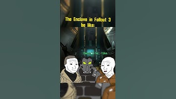 The Enclave in Fallout 3 be like: #fallout #memes #shorts
