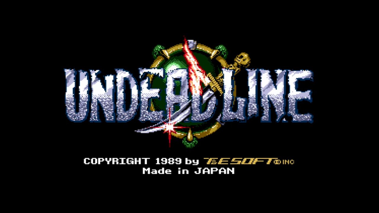 復刻版！ MSX「アンデッドライン」（undead line) T&ESOFT - YouTube