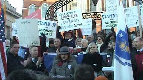 Allison Doherty LaCasse, BTU speaks at Union Rally...