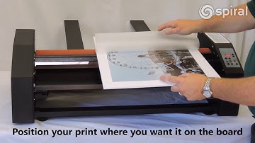 Smooth Mount Laminator: Mounting & Laminating in One Pass with  Pouch Board SPIRAL