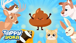 Animals Poo, Too! | Poo Poo Song | Animals Potty | Nursery Rhymes| Kids Video screenshot 3