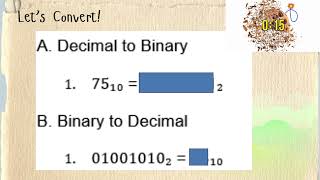Term 2_Classroom Observation_Binary to Decimal & vice versa