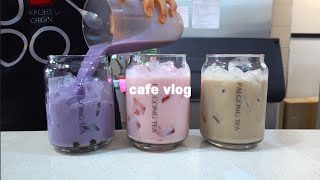 Sub)🧋👻이상한 바리스타 블리👻🧋, 밀크티카페, 카페브이로그, ASMR, 음료제조영상, 최블리choively