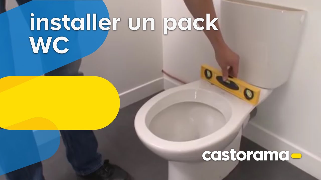 Installer un pack WC (Castorama) - YouTube