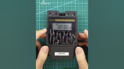 LED Hiệp Tân - Hướng dẫn sử dụng Bộ hẹn giờ (timer) KG316T OMENA pin sạc