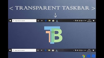 Transparent/Clear Taskbar In Windows 7,8,10 | Customize Taskbar.