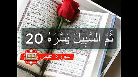 تلاوة عطرة للشيخ أحمد العجمي سورة عبس