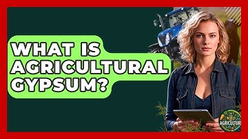 What Is Agricultural Gypsum? - The World of Agriculture