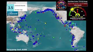 The Pacific Ring of Fire – Live Seismic Monitoring